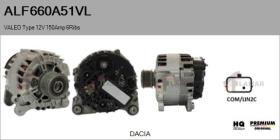 VALEO ALF660A51VL - Alternador