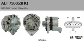 HQ ALF730653HQ - Alternador