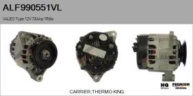 VALEO ALF990551VL - Alternador