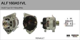 VALEO ALF160A51VL - Alternador