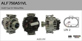 VALEO ALF750A51VL - Alternador