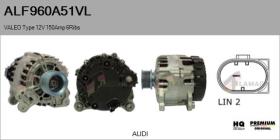 VALEO ALF960A51VL - Alternador