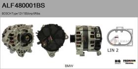 BOSCH ALF480001BS - Alternador