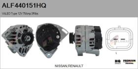 HQ ALF440151HQ - Alternador