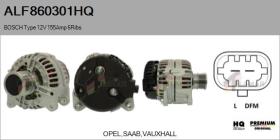 HQ ALF860301HQ - Alternador