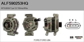 HQ ALF590253HQ - Alternador MITSUBISHI Type 12V 150Amp PR6