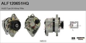 HQ ALF120651HQ - Alternador VALEO Type 24V 40Amp PV1