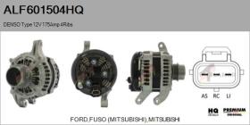  ALF601504HQ - ALT NUEVO DENSO Type 12V 175Amp PFR4