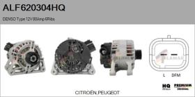 HQ ALF620304HQ - ALT NUEVO DENSO Type 12V 80Amp PR6