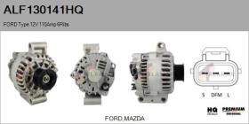 HQ ALF130141HQ - ALT NUEVO FORD Type 12V 110Amp PR6