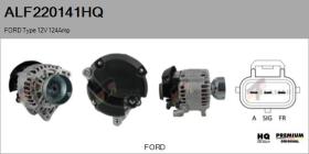 HQ ALF220141HQ - ALT NUEVO FORD Type 12V 124Amp