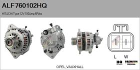 HQ ALF760102HQ - ALT NUEVO HITACHI Type 12V 100Amp PFR6