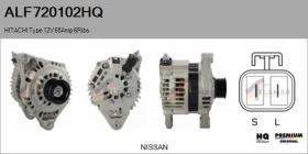 HQ ALF720102HQ - ALT NUEVO HITACHI Type 12V 65Amp PR6