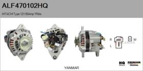 HQ ALF470102HQ - ALT NUEVO HITACHI Type 12V 80Amp 1Ribs