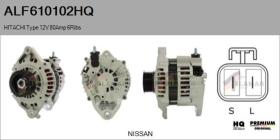 HQ ALF610102HQ - ALT NUEVO HITACHI Type 12V 80Amp PR6