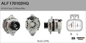 HQ ALF170102HQ - ALT NUEVO HITACHI Type 12V 90Amp DP2