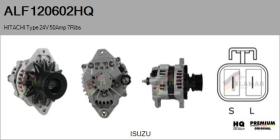 HQ ALF120602HQ - ALT NUEVO HITACHI Type 24V 50Amp PR7