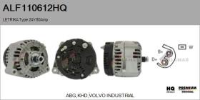 HQ ALF110612HQ - ALT NUEVO LETRIKA Type 24V 80Amp