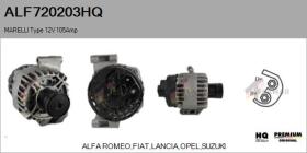 HQ ALF720203HQ - ALT NUEVO MARELLI Type 12V