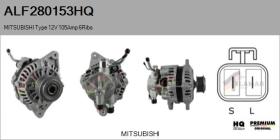 HQ ALF280153HQ - ALT NUEVO MITSUBISHI Type 12V 105Amp PFR6