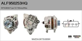 HQ ALF950253HQ - ALT NUEVO MITSUBISHI Type 12V 105Amp PR6