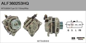 HQ ALF360253HQ - ALT NUEVO MITSUBISHI Type 12V 110Amp PR6