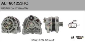 HQ ALF801253HQ - ALT NUEVO MITSUBISHI Type 12V 185Amp PFR7