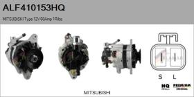 HQ ALF410153HQ - ALT NUEVO MITSUBISHI Type 12V 60Amp PV1