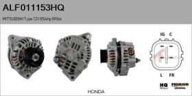 HQ ALF011153HQ - ALT NUEVO MITSUBISHI Type 12V 65Amp 6Ribs