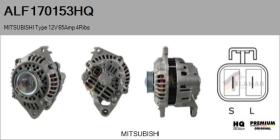 HQ ALF170153HQ - ALT NUEVO MITSUBISHI Type 12V 65Amp PR4