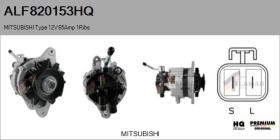 HQ ALF820153HQ - ALT NUEVO MITSUBISHI Type 12V 65Amp PV1