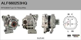 HQ ALF660253HQ - ALT NUEVO MITSUBISHI Type 12V 75Amp PFR6