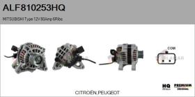 HQ ALF810253HQ - ALT NUEVO MITSUBISHI Type 12V 80Amp PR6