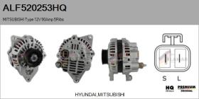 HQ ALF520253HQ - ALT NUEVO MITSUBISHI Type 12V 90Amp PR5