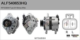 HQ ALF540653HQ - ALT NUEVO MITSUBISHI Type 24V 80Amp DP2