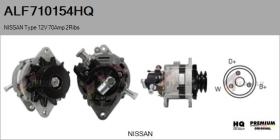 HQ ALF710154HQ - ALT NUEVO NISSAN Type 12V 70Amp DP2