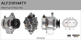 TOYOTA ALF210144TY - ALT NUEVO ORIG. DENSO Type 12V 60Amp 1Ribs