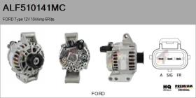 MOTORCRAFT ALF510141MC - ALT NUEVO ORIG. FORD Type 12V 104Amp PR6