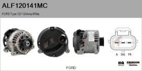 MOTORCRAFT ALF120141MC - ALT NUEVO ORIG. FORD Type 12V 124Amp PR6