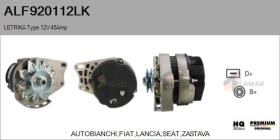 MAHLE ALF920112LK - ALT NUEVO ORIG. LETRIKA Type 12V 45Amp