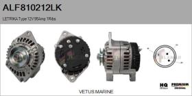 MAHLE ALF810212LK - ALT NUEVO ORIG. LETRIKA Type 12V 95Amp PV1