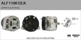  ALF110612LK - ALT NUEVO ORIG. LETRIKA Type 24V 80Amp