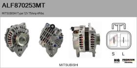 MITSUBISHI ALF870253MT - ALT NUEVO ORIG. MITSUBISHI Type 12V 75Amp PR4