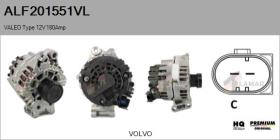 VALEO ALF201551VL - ALT NUEVO ORIG. VALEO Type 12V 180Amp