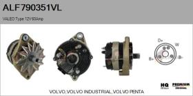 VALEO ALF790351VL - ALT NUEVO ORIG. VALEO Type 12V 60Amp