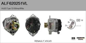 VALEO ALF620251VL - ALT NUEVO ORIG. VALEO Type 12V 80Amp PR6