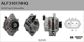 HQ ALF310174HQ - ALT NUEVO SUZUKI Type 12V 60Amp PR4