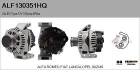 HQ ALF130351HQ - ALT NUEVO VALEO Type 12V 105Amp PFR6