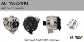 HQ ALF130251HQ - ALT NUEVO VALEO Type 12V 110Amp PR5