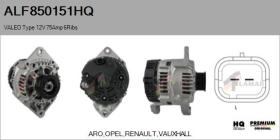 HQ ALF850151HQ - ALT NUEVO VALEO Type 12V 75Amp PR6